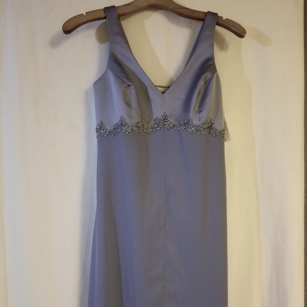 Periwinkle floor length gown